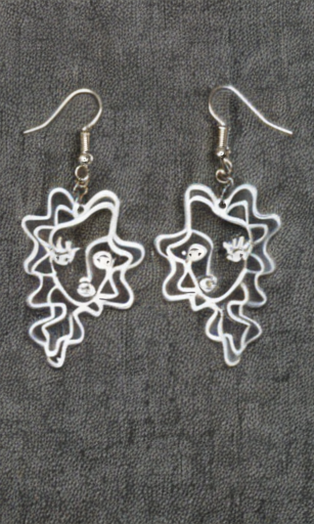 Abstract Lady Earrings