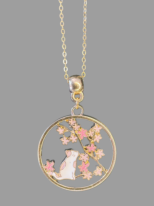 Feline Charm Round Pendant 2
