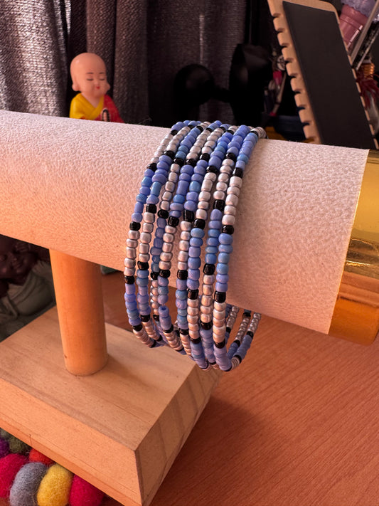 Blue & Grey Bangles
